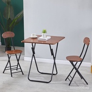 Portable Folding Table Dining Table Household Square/Round Table Study Desk Foldable Tables And Chairs Set