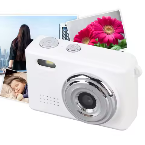 CCD Camera Small Digital Camera 1080P 160 Deg Lens Portable Retro Long Standby CCD Thumb Camera for 