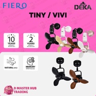 【DEKA Fiero】 VIVI 16"/ TINY 16" DC Motor 3 Blade Remote Control 120° Swing Ceiling Wall Corner Fan K