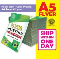 Flyer Printing A5 157gsm art paper