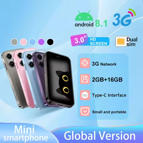 ONEMYTH Mini Smartphone, 2GB+16GB, 3.0-inch screen, soyes 3G network, more applications, multiple co