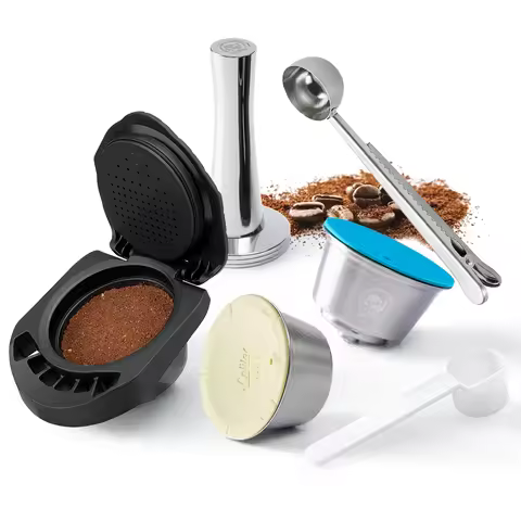 Reusable coffee pod adapter suitable for Dolce Gusto coffee capsules Nescafe refillable adapter comp