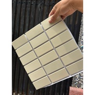 High quality Beige ceramic card tiles 301. mosaic card tiles