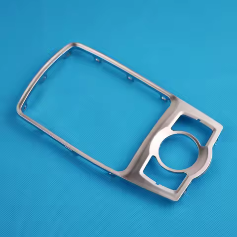 4F0864260 Front MMI Console Frame Silver Chrome Trim Cover For Audi A6 C6 Avant Allroad quattro S6 R