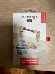 全新 inCharge 6 金色 USB A/C To C/Lighting