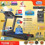 Treadmill Twen T205 T208 Treadmill Elektrik Motorized Treadmill