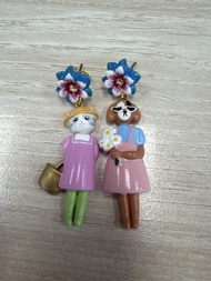 Les nereides n2 happy picnic earrings mushroom hk