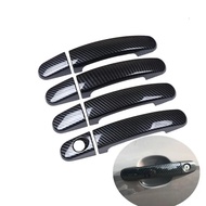 For Ford Falcon FG FGX G6E XR6 XR8 XT 2009-2016 Carbon Fiber Chrome Car Door Handle Cover Decor Trim