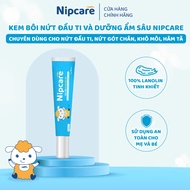 Kem bôi nứt đầu ti Nipcare Novocare 15g - dưỡng ẩm làm mềm da dùng được cho khô môi nứt gót chân