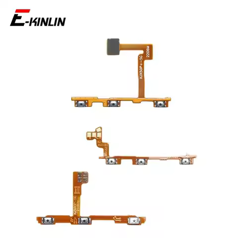 Mute Switch Power Key Ribbon Repair Parts For Vivo X80 X70 X60 X51 X50 Pro Plus Lite Volume Button C