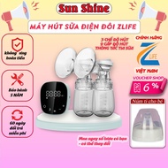 Zlife Vietnam Double Breast Pump Plug In, 9 Levels Of Genuine Milking Modes, 2 Smart Milking And Massager