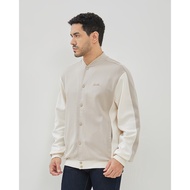 ARNOLD PALMER Men's Cream Varsity Jacket - P-EBBG14-C5