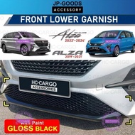 Perodua Alza 2019 - 2025 Sarung Depan Front Lower Grille Grill Honeycomb Mesh Exterior With Paint Ca