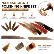 Multi-Specification Agate Polishing Knife - Handheld Burnisher Tool for Jewelry Repair and Shaping