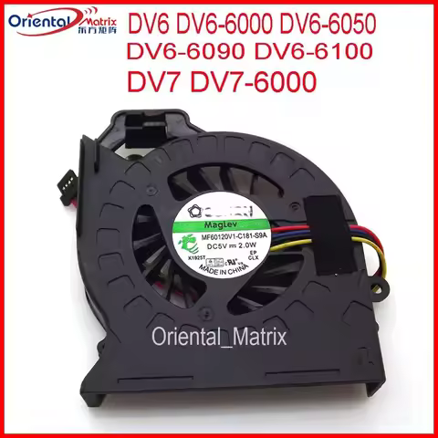 Free Shipping Brand NEW MF60120V1-C181-S9A AD6505HX-EEB For HP Pavilion DV6 DV6-6000 DV6-6050 DV6-60
