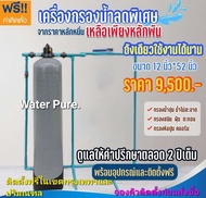 เครื่องกรองน้ำใช้ขนาดถังกรองไฟเบอร์กลาส 12 นิ้วคูณ 52พร้อมสารกรองครบเซ็ตพร้อมติดตั้ง