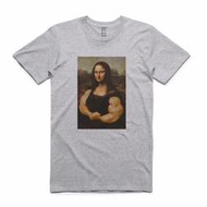 Mona Lisa Muscles Gym 短袖T恤 3色 油畫 健身 肌肉  蒙娜麗莎 印花潮T