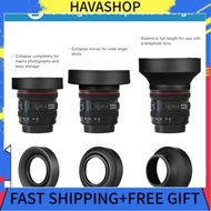 havashop 67mm Lens Hood Set with Tulip Flower + Collapsible Rubber Cleaning Cloth Replacement for Ca