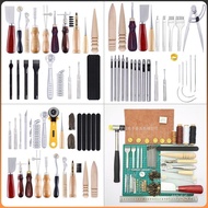 Set Tool Tool Tool Set Diamond Cut Hand Sewing Leather DIY Craft Leather 2VSF