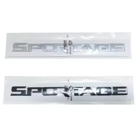1pcs for SPORTAGE Trunk Sticker SPORTAGER K5 K2 K3 K4 K7 K9 KX3 KX5 Rear Tail Sticker Black/Silver E