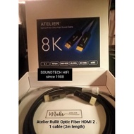 Atelier Rullit Fiber Optic HDMI 8k 2.1 cable (3m)