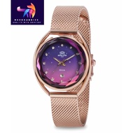 Jam Tangan Original Diamond Cut Crystal with Gradient Dial Roscani Paris Watch