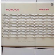 Backlight LED TV 6 concave buttons 3V 48cm V0T7-500SMB-R0
