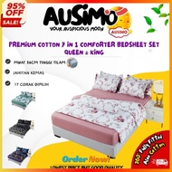 #CMK2 AUSIMO 880TC 7 IN 1 Cadar Comforter Set Tebal Toto/blanket/Selimut/Bed sheet/ QUEEN KING Comfo