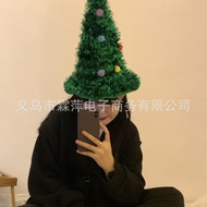 Ins Christmas Tree Hat Merry Christmas Party Decoration Photo Props Dress Up Performance Gifts VQ8Q