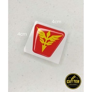 Neo ZEON GUNDAM resin sticker emblem