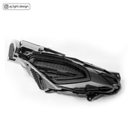 NEW Wholesale AJLIGHT DESIGN AJ6-BTL Motorcycle Lighting System Accessories Red LED Black Housing Ta