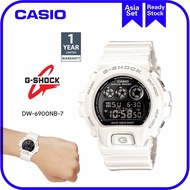 CASIO  G SHOCK DW-6900 White Color DW-6900NB-7D / DW-6900NB-7 / DW-6900NB
