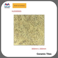 12"X12" HJ3305GG (A) - Glazed Ceramic Tiles (Decor Tiles) - Thickness 8mm - Non-Rectified_JubinBMS