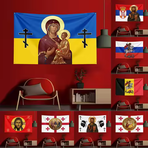 3X5 FT J-JesusS Game Flag Polyester Printed Party Flag for Garage Room Decoration