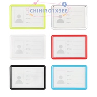 CHIHIRO1X3EE ID Business  Multifunctional With Pin Clip Name Tags Nurse Doctor Name Badge Holder