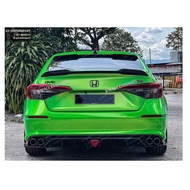 Honda Civic FE 2022 Front & Rear Logo Honda Emblem Matte Black/Glossy Black Honda Civic Accessories