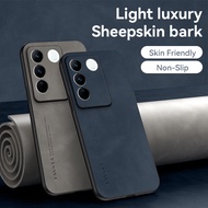 Casing Vivo V27 5G V27E Leather Hard Case Vivo V27E V27 5G -YBP