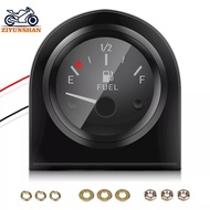 ziyunshan 2" 52mm Fuel Level Gauge Car Meter White LED Light ck Rim Automotive Gauges 12V my