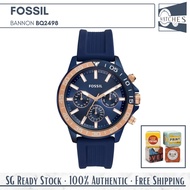 Fossil BQ2498 Bannon Silicone Strap Men Watch