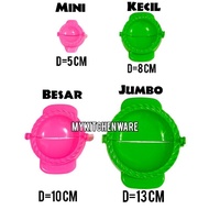 Plastic gyoza dumpling pastel mold