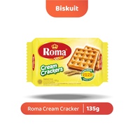 ROMA CREAM CRACKERS 135 gr - Kotak Pak Dus Bungkus Kuning Krim Biskuit Tawar