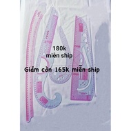 Combo of 4 professional flexible rulers for tailors