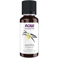 NOW Foods, Essential Oils, Vanilla in Jojoba Oil, 1 fl oz (30 ml)