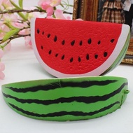 4*15cm Slow Rising Squishy Jumbo Watermelon Fruit Scented Bread Squeeze Toy Decor
