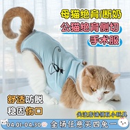 Cat Sterilization Clothing Female Cat Surgical Clothing Thin Weaning Clothing Summer Breathable Anti