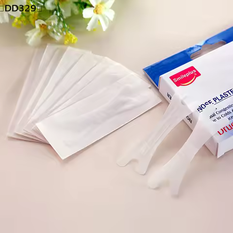 〔DD329〕New 10Pcs Disposable Anti Snoring Nasal Strip Relief Stuffy Ventilation Nose Patches