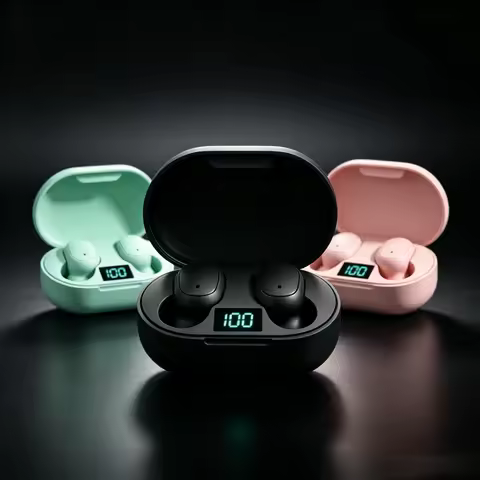 TWS In-Ear Digital True Wireless Bluetooth Headset Bluetooth 5.3 Noise Cancelling With Microphone Ba