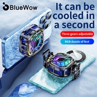 BlueWow New Style Semiconductor Portable Mobile Phone Cooler Mobile Phone Cooling Fan Case Suitable for PUGB Mobile Phone Cooler Mobile Phone Cooling Fan Case Mobile Cooler