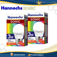 Hannochs Bohlam Lampu LED Sonic 50WATT Cahaya Putih Desain Elegan Dengan Frosted Cover-GARANSI RESMI