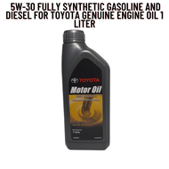 5W-30 Fully Synthetic Gasoline And Diesel for Toyota Genuine Engine Oil 1 Liter